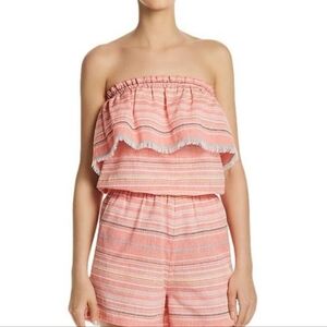 Aqua off shoulder romper bnwt size XS